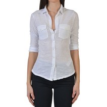 23SS JAMES PERSE 화이트 코튼 셔츠 WUA3042 WHT