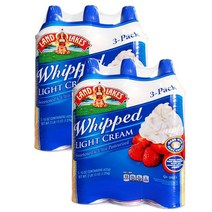 무료배송!!! 코스트코 커클랜드 휩트 라이트 스프레이 휘핑크림 휩크림 (425g x 6개) 아이스박스 포장발송, 아이스박스+아이스팩
