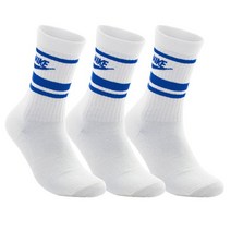 나이키 에브리데이 에센셜 크루 삭스 (3PK) DX5089-105 도톰한 짱짱한 양말, L 26호, 기본