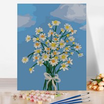 diy그림그리기 꽃그리기 diy 명화그리기 정물화 들꽃 40*50cm, B
