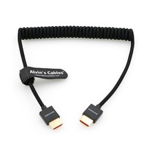 아토모스 닌자 V 4K-60P 레코드 용 8K 2.1 풀 HDMI 꼰 코일 케이블 Z-CAM, 02 Black