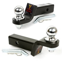 트레일러 카라반 견인 히치 마운트 유럽50mm 미국2인치 볼 set, 유럽식50mm