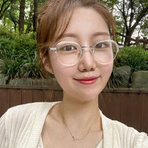 라피던트 로얄 반무테 안경 블루라이트 청광 차단 가벼운 고급 안경테 (코높이 조절 가능)
