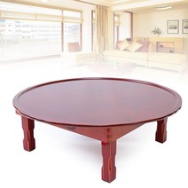 남원지리산공방 밥상 원형상감상 좌식밥상 접이식상 원형상, 가로750세로750