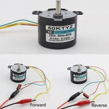 50ktyz 자석 동기 모터 ac220v 2.5-50rmin 저속 감속기 모터 키트 y98e, 2.5rpm, 1개