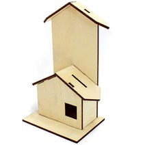 핸디몰 2층집 저금통 꾸미기(목공DIY)