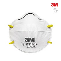 (3M 8710L 방진마스크) 미세먼지 황사 공업용 마스크, 1개