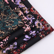 164 탐나요원단 선염 플라워패턴 4컬러, 보라