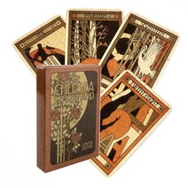 유니버셜웨이트타로카드 동양 색채 전화 클럽 주역 신점 Ur Lenomand 오리지널 Primal 타로 오라클 카드, 02 40PCS MTS02