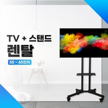 예담 TV55~65인치+ 스탠드 3일렌탈 박람회 전시회 공연장 강의실등, TV65인치+C1500