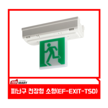 피난구유도등 천정형 소형/고효율/일신산전/LED유도등, 단면 우방