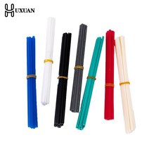 10/20pcs 자동차 범퍼 수리 도구에 대 한 블랙/화이트 길이 20cm ABS/PP/PPR 플라스틱 용접 막대 뜨거운 공, 05 PP black 20pcs