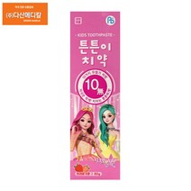 아텍스 쥬쥬 캐릭터 키즈치약 딸기향 어린이 치약, 80g, 8개