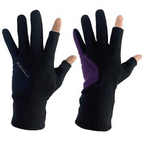 다용도 겨울 작업용 손가락 핑거 오픈 방한 기모 이너 장갑 글로브, 레드 (M)