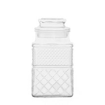 레트로 견과류병 캔디통 과일청 앤틱 유리 공병 3size, 1800ml, 1개