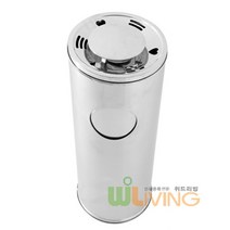 [위드리빙] 재떨이겸용 스텐휴지통(230x670/27리터) 재털이뚜껑휴지통, 상세 설명 참조, 상세 설명 참조