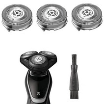 SH50/52 Replacement Heads for Philips Norelco Series 5000 Electric Shaver Blades Head Fit Phillips, 3팩