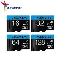 메모리 원래 ADATA 프리미어 Mirco SD 카드 128 기가 바이트 64 32 16 A1 클래스 10 SDXC TF 플래시 메모리, 01 16GB