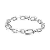 925 스털링 실버 겨울 Stil Mich Serie Armband Runde verliegelung Kette Frauen Mode Schmuck Geschenk, 05 20, 09 MB005