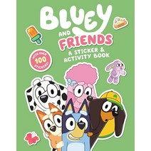 Bluey and Friends: A Sticker & Activity Book [Paperback]