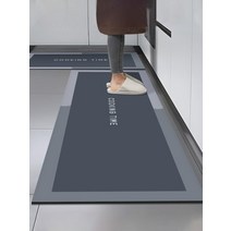 깔끔한 주방 바닥 매트 미끄럼 방지 피로예방 매트, 100cm-160cm, X