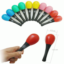 JIH007043마라카스[미니 마라카스]마라카스/마라카스/음악용품/에크쉐이크/2개세트/에그쉐이크/인쇄가능[효정무역], 도형쉐이커(타원)