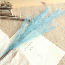 핸드 부케 솜털 잔디 인조 꽃 제조 홈 인테리어 웨딩 로드 리드 플라워 월, [02] WHITE