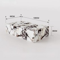 세라믹쇼파테이블 원형티테이블 거실좌식테이블, 커피테이블 100x60x30cm