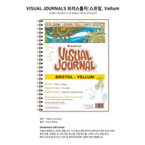 스트라스모아 Visual Journals 브리스톨지 Vellum 스프링 23x30cm 24매