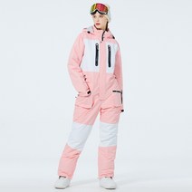 커플 스키복 점프수트 일체형 세트 방수 보온