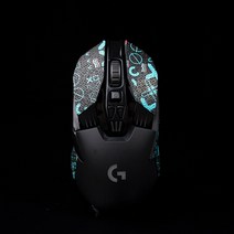 로지텍 G900 G903 Hero 마우스 그립 테이프 신버전, 인화집 블루