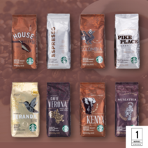 스타벅스 원두커피 홀빈 250g 하우스 에스프레소 로스트 베로나 디카페인, 엘살바도르 아우아차판 250g