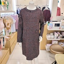 마더피아HY[와코루]임부복 임산부 가을∼겨울 트위드원피스 ROP6008