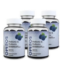 Solimo Prebiotic Probiotic 2 Billion CFU 50 솔리모 프로 프리바이오틱스 20억 CFU 50구미 1팩, 4팩