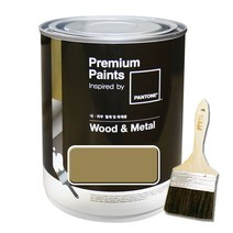 철재/목재용 팬톤 페인트 우드앤메탈 반광 1L, Fennel Seed(17-0929)