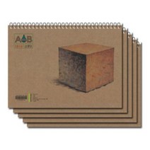 16절 스케치북 180g 18매 백상지 박스단위(50권), 단일사이즈