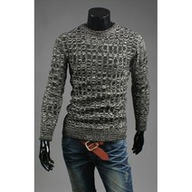 후앙스 보카시믹스꽈배기 니트라운드 YNWT-519