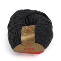 나은몰 울노바 울혼방 뜨개실 목도리 가디건 조끼뜨기용 겨울털실, 4393 다크 그레이 낱볼