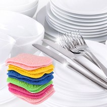 아크릴 수세미 12P, 색상임의배송, 1개, 12개