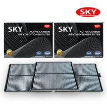 SKY 활성탄 에어컨 히터 필터 3개