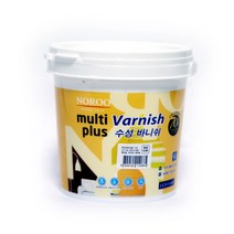 수성바니시 4L 멀티플러스 수성바니쉬 무광 목재 투명 만능코팅제, 1개