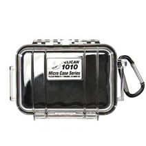 펠리칸 1010 마이크로 케이스 /선택 (블랙 옐로우 레드 솔리드 옐로우), 펠리칸-1010 블랙투명