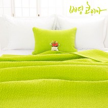 베딩코리아 60수아사면/국내생산/피그먼트/이불/패드/이불패드, 라임