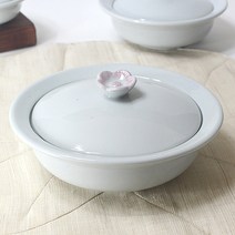 동백 꽃찜기 3호, 백자
