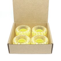 롤러스케이트 휠/바퀴(옐로우-투명)