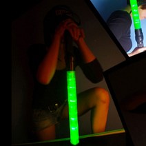 클럽 짜봉 (경광봉) 그린, 1개, 상세 설명 참조