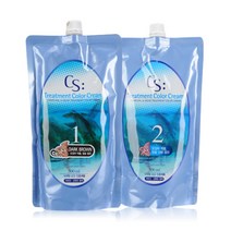 소망 CS 트리트먼트 칼라크림 오징어먹물 1 2제 500ml, 쿠퍼브라운, 1개
