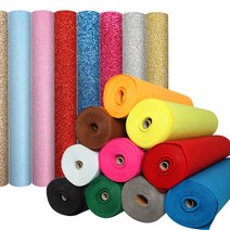 호가 글리터 부직포 원단 100cm x 145cm, 레드