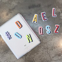 콤마라이프 와펜 이니셜 와펜스티커, #, 1개