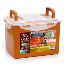 키친앤리빙 김치통 황토 절임독, 20L, 1개